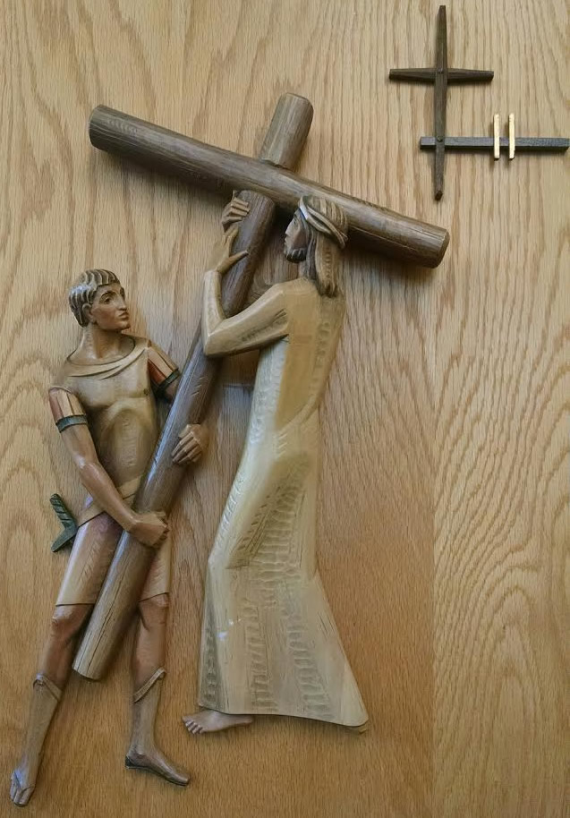 Second Station: Jesus takes up His cross
